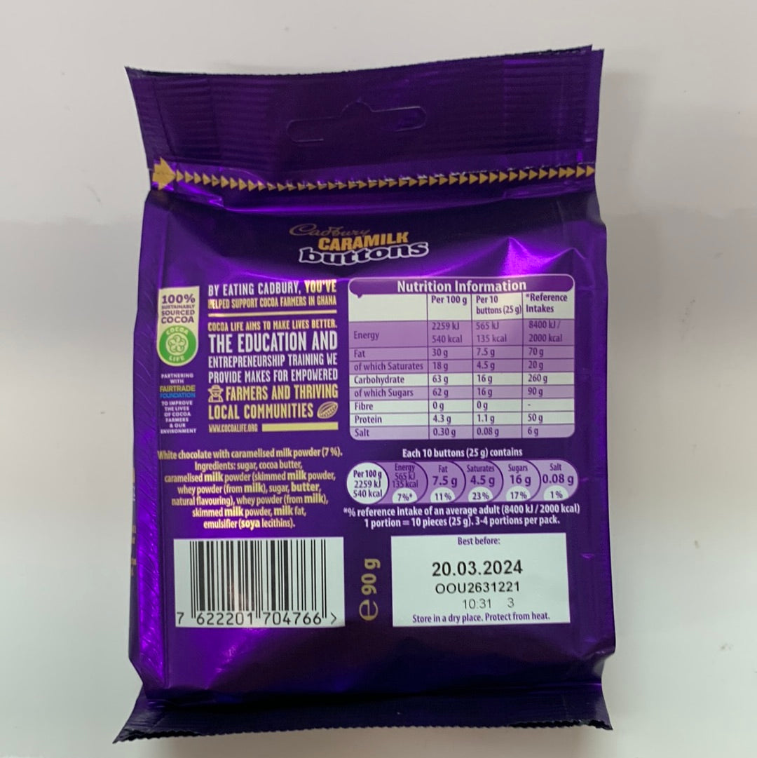Cadbury Caramilk Buttons