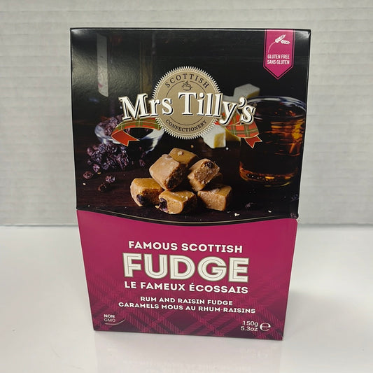 MRS TILLY RUM RASIN FUDGE