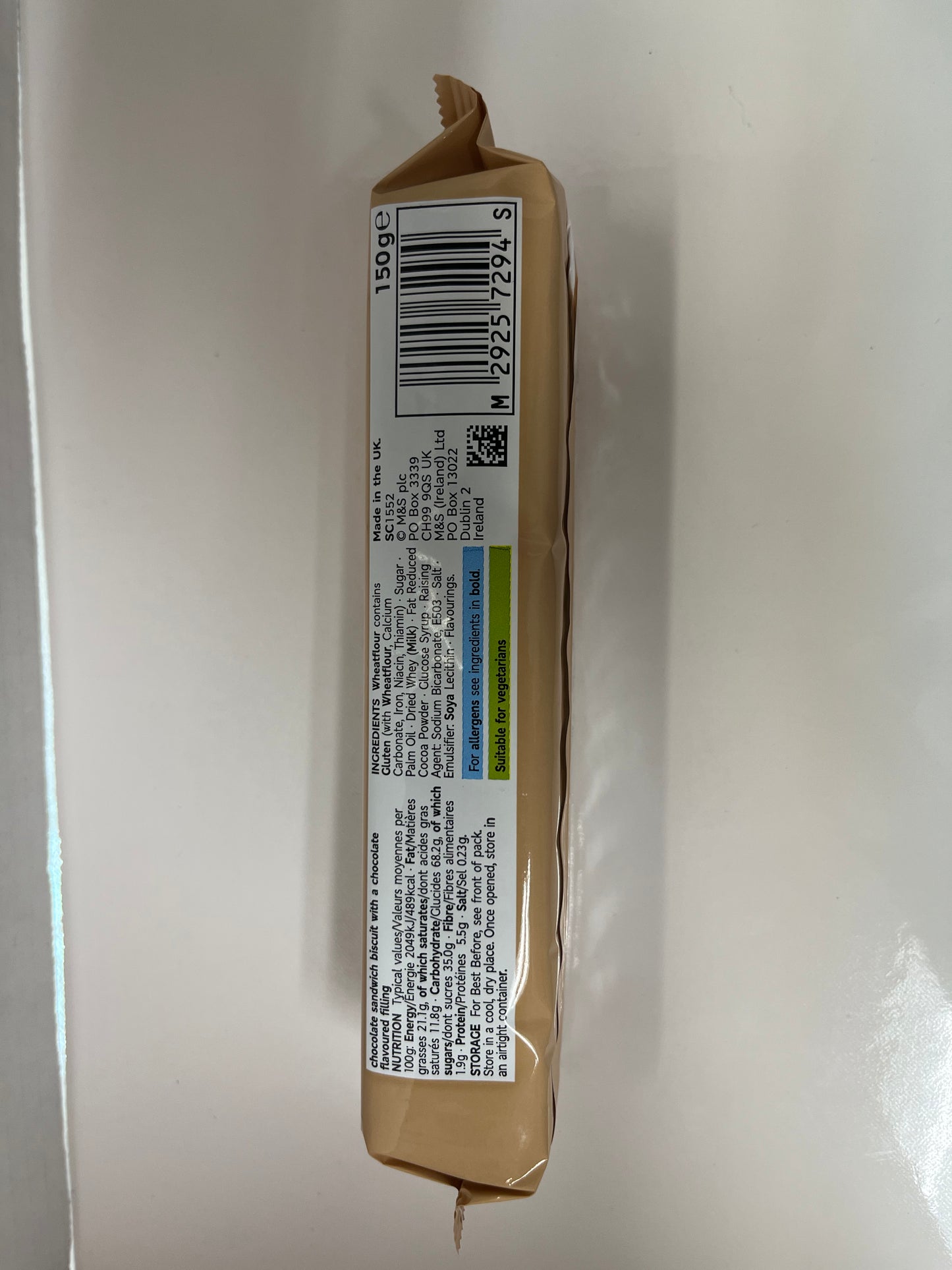 M&S Bourbon Cream Biscuits 150g