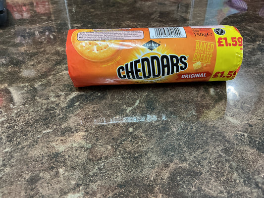 JACOBS CHEDDARS ORIGINAL 150G