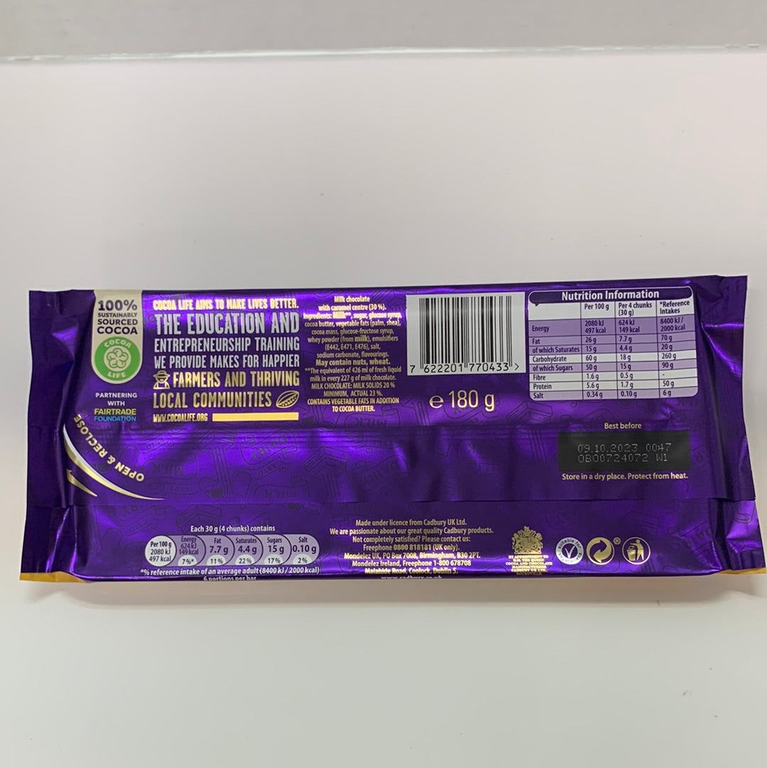 DAIRY MILK CARAMEL 180G