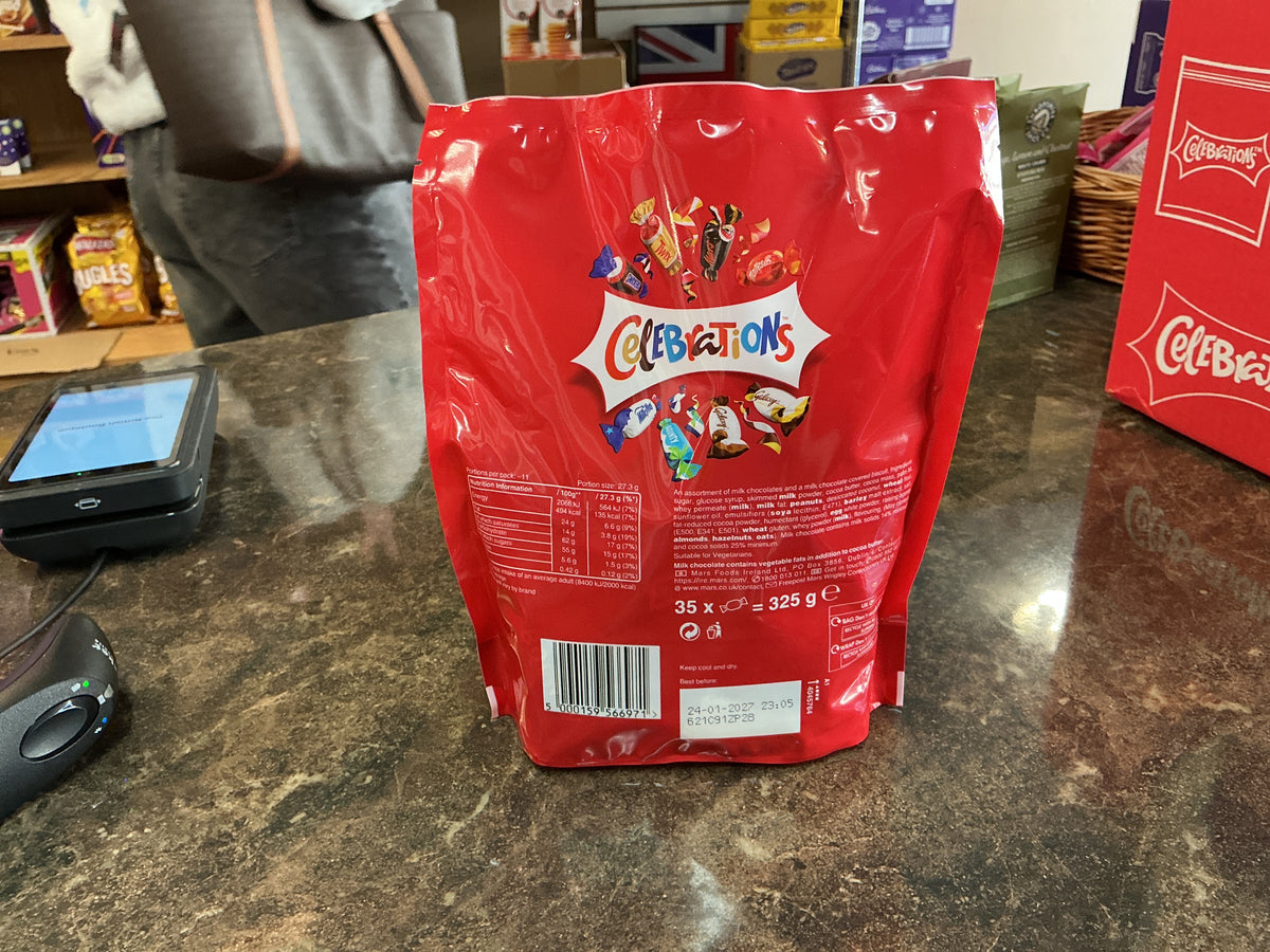 CELEBRATIONS POUCH 325G