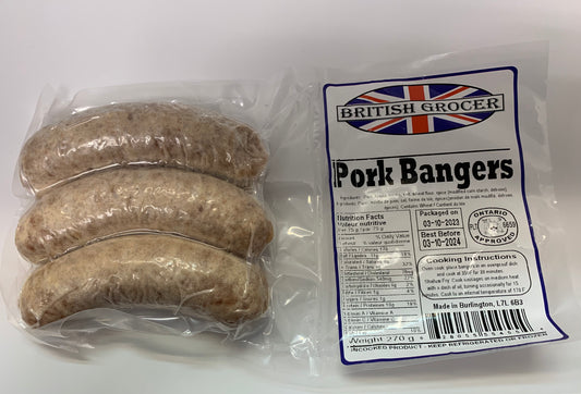 PORK BANGERS