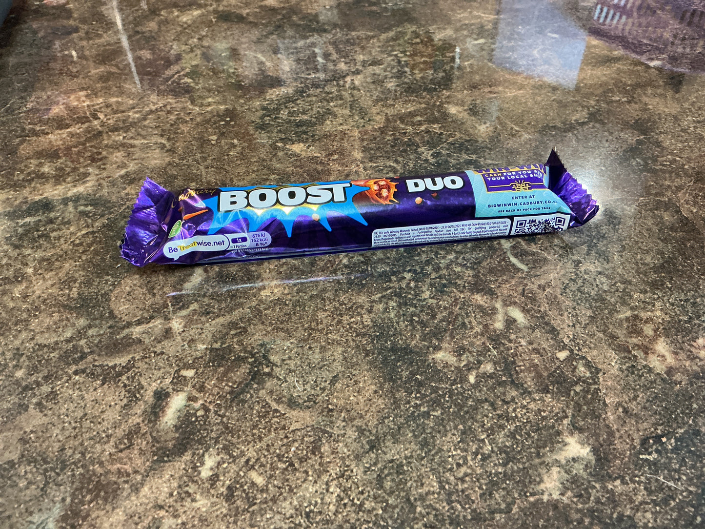 CADBURY BOOST DUO BAR 63GR