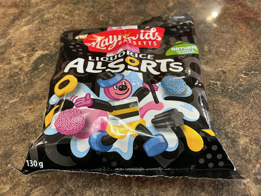 MAYNARDS BASSETTS LIQUORICE ALLSORTS 130G