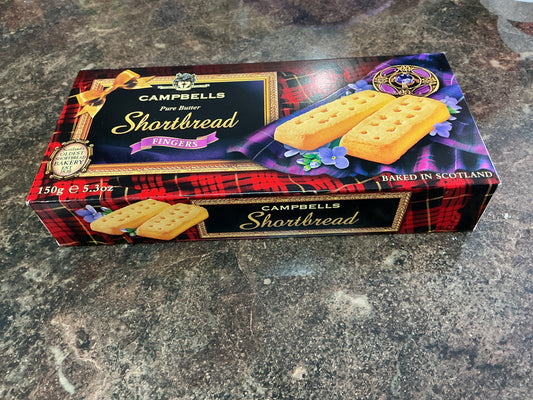 Campbells Pure Butter Shortbread Fingers 150g