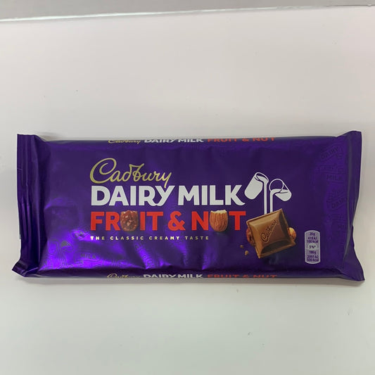 CADBURY FRUIT & NUT 180G