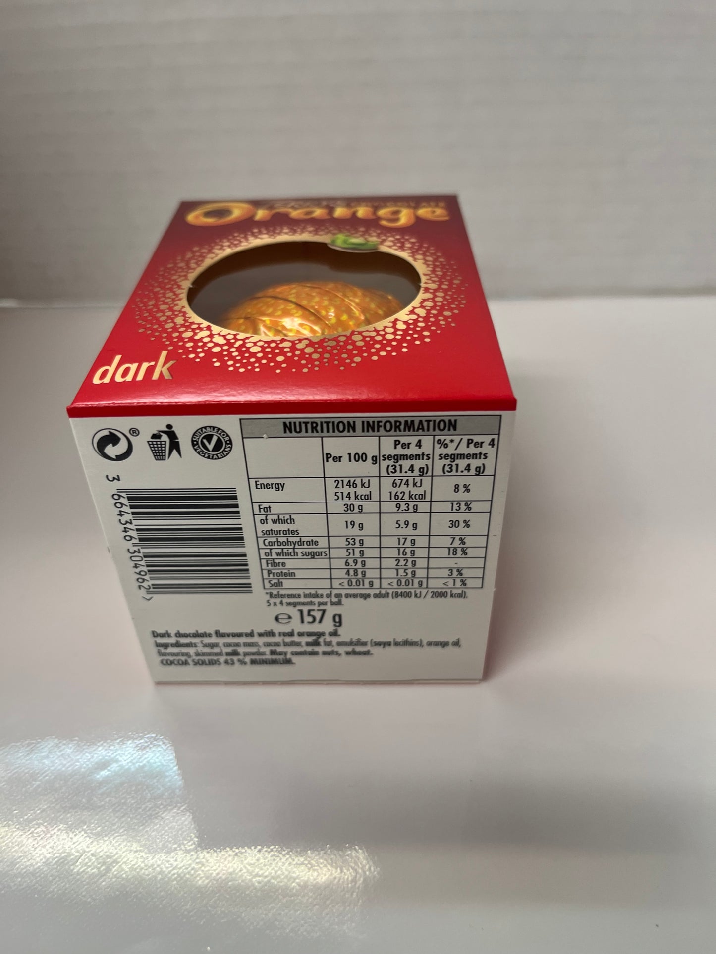 Terrys Chocolate Orange Dark Chocolate 157g