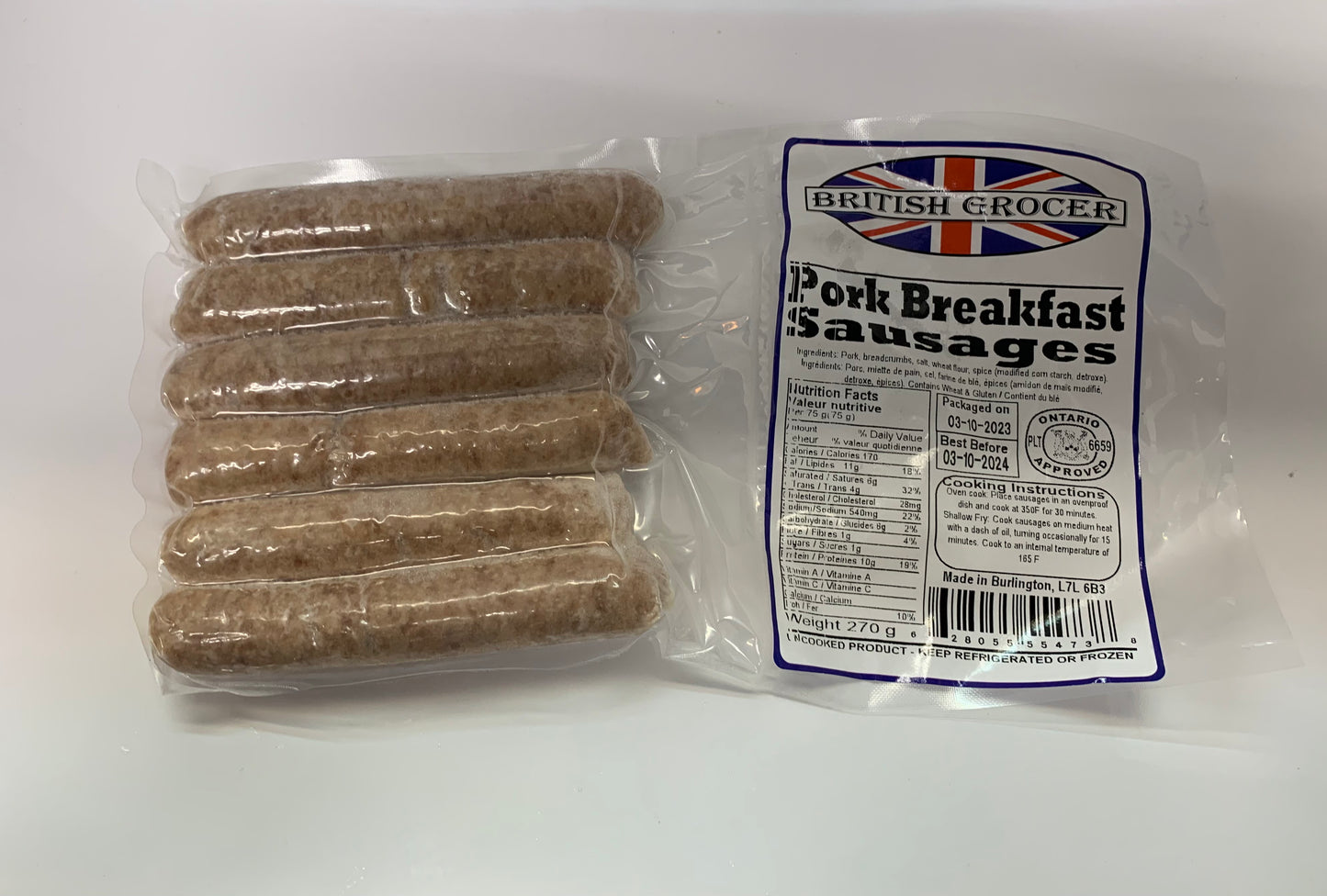 PORK LINKS BREAKFAST