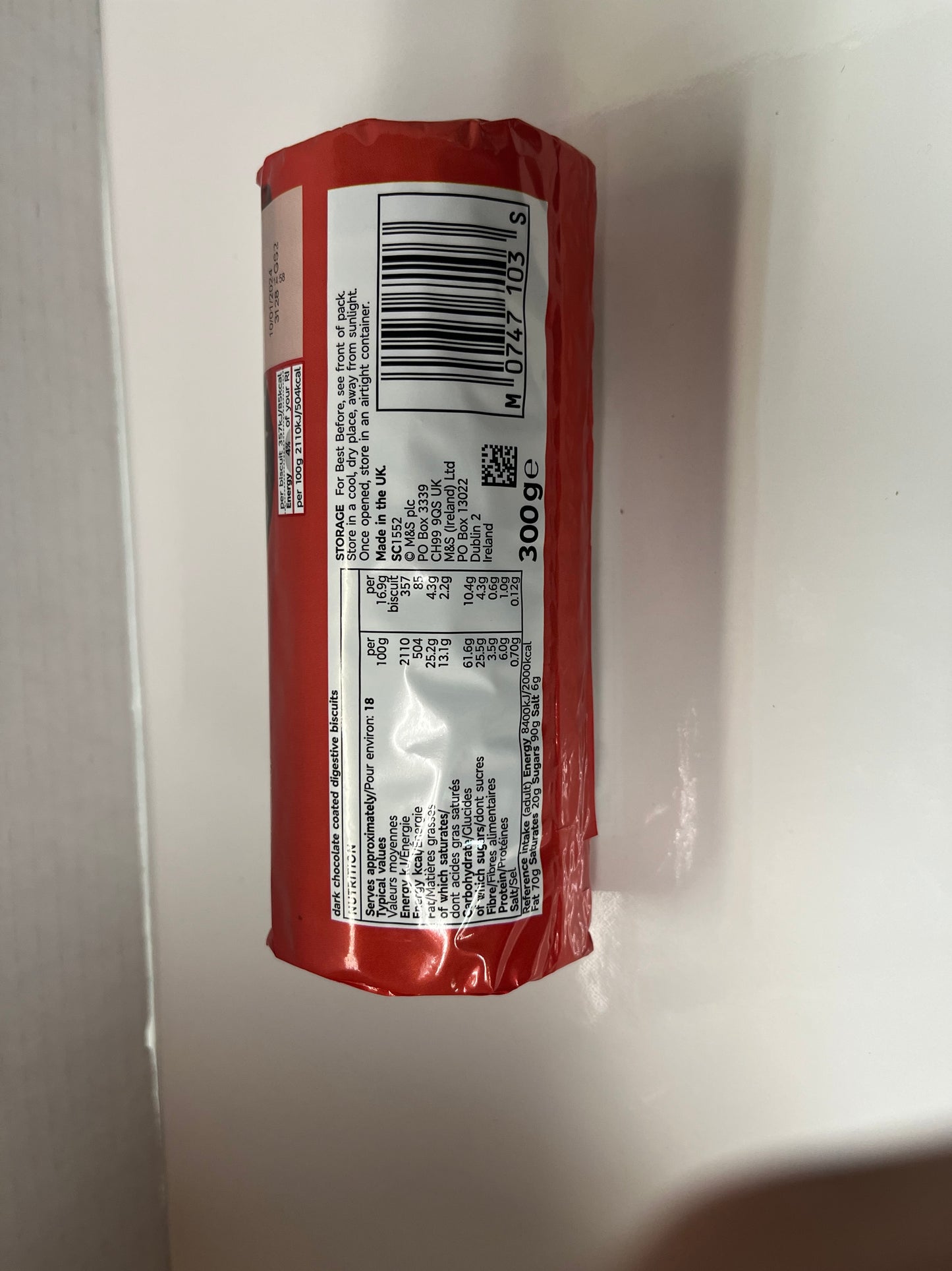 M&S Dark Chocolate Digestives 300g