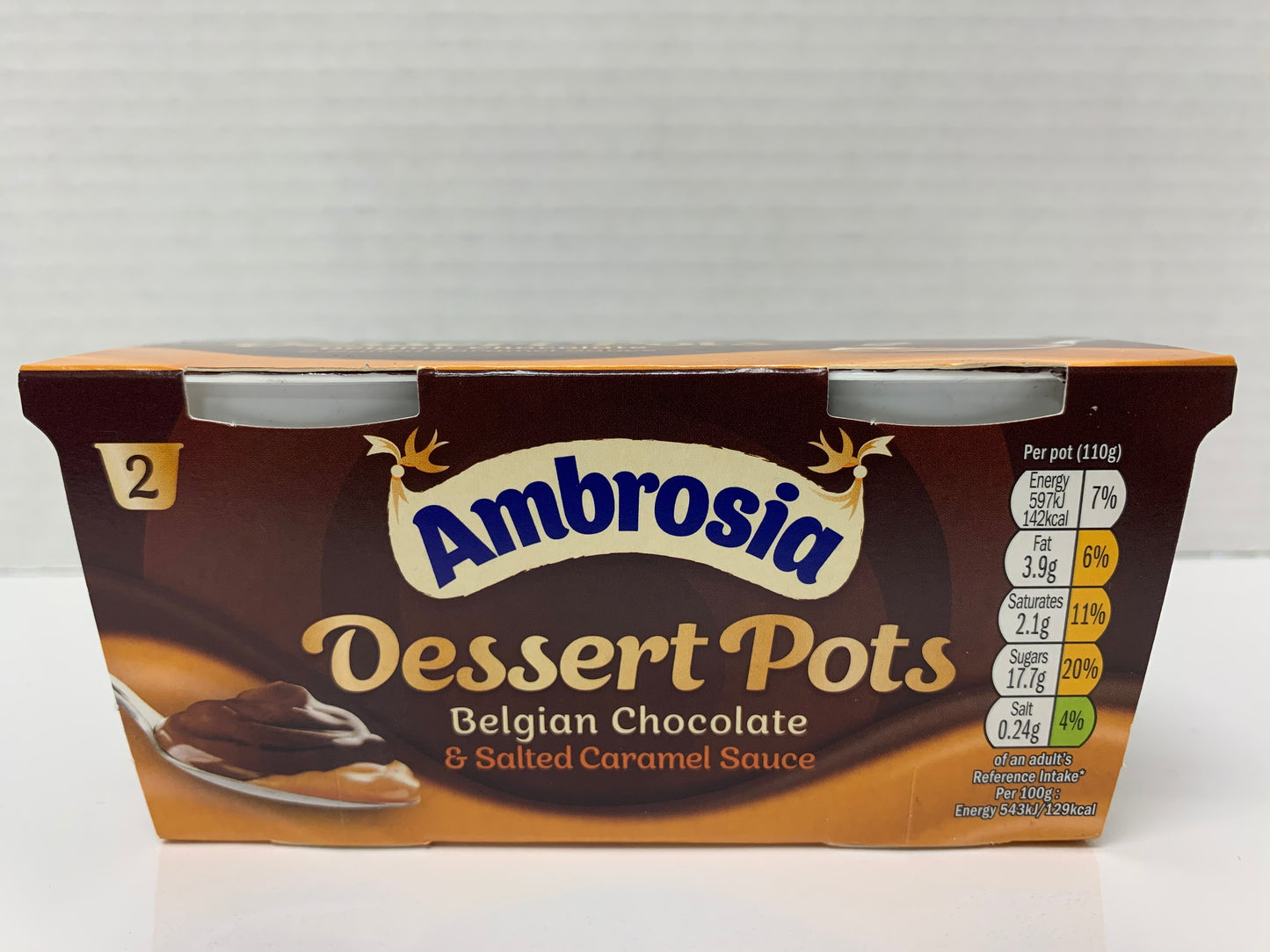 Ambrosia Belgian Chocolate &Salted Caramel