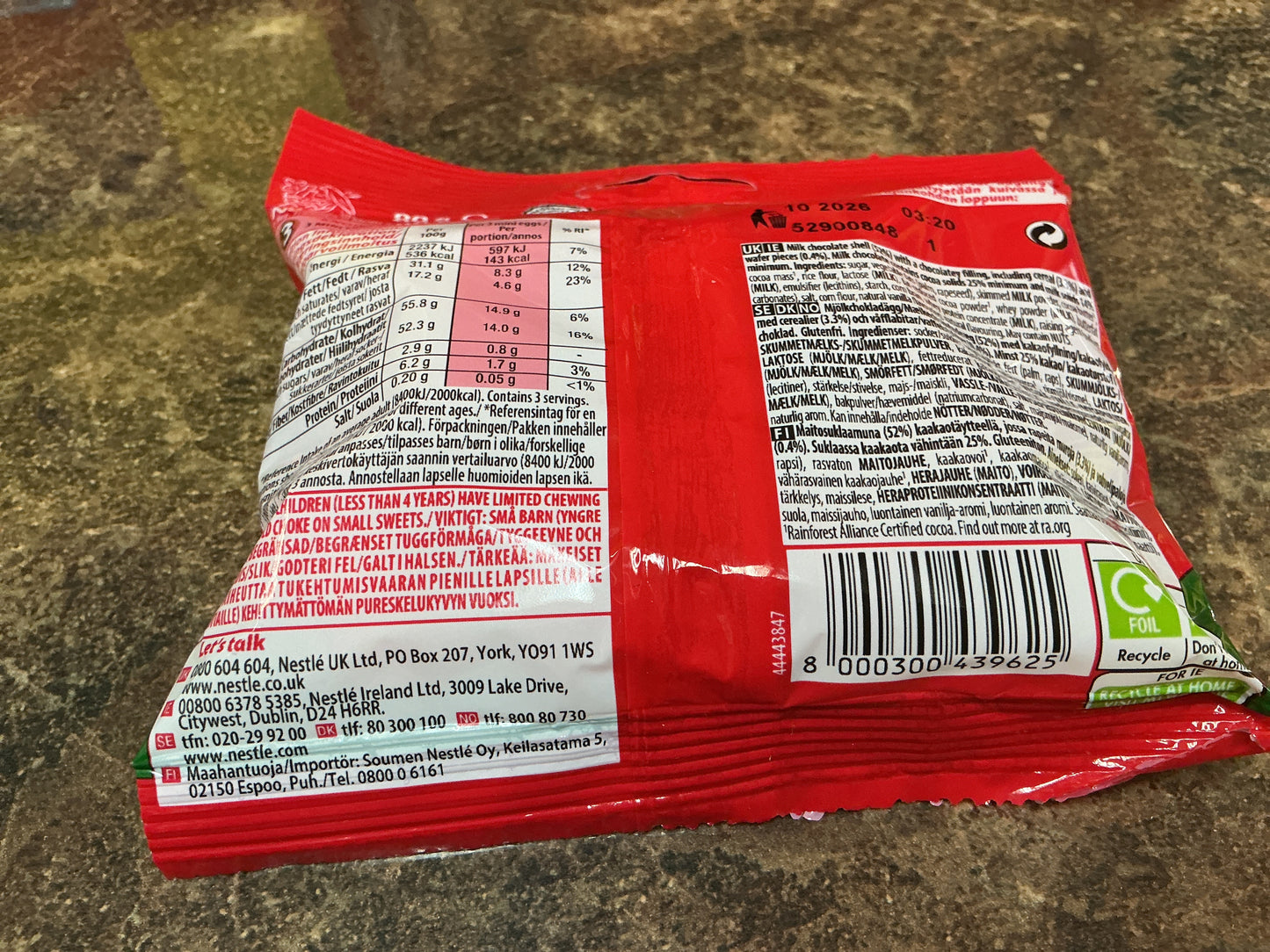 Nestle kitkat mini eggs