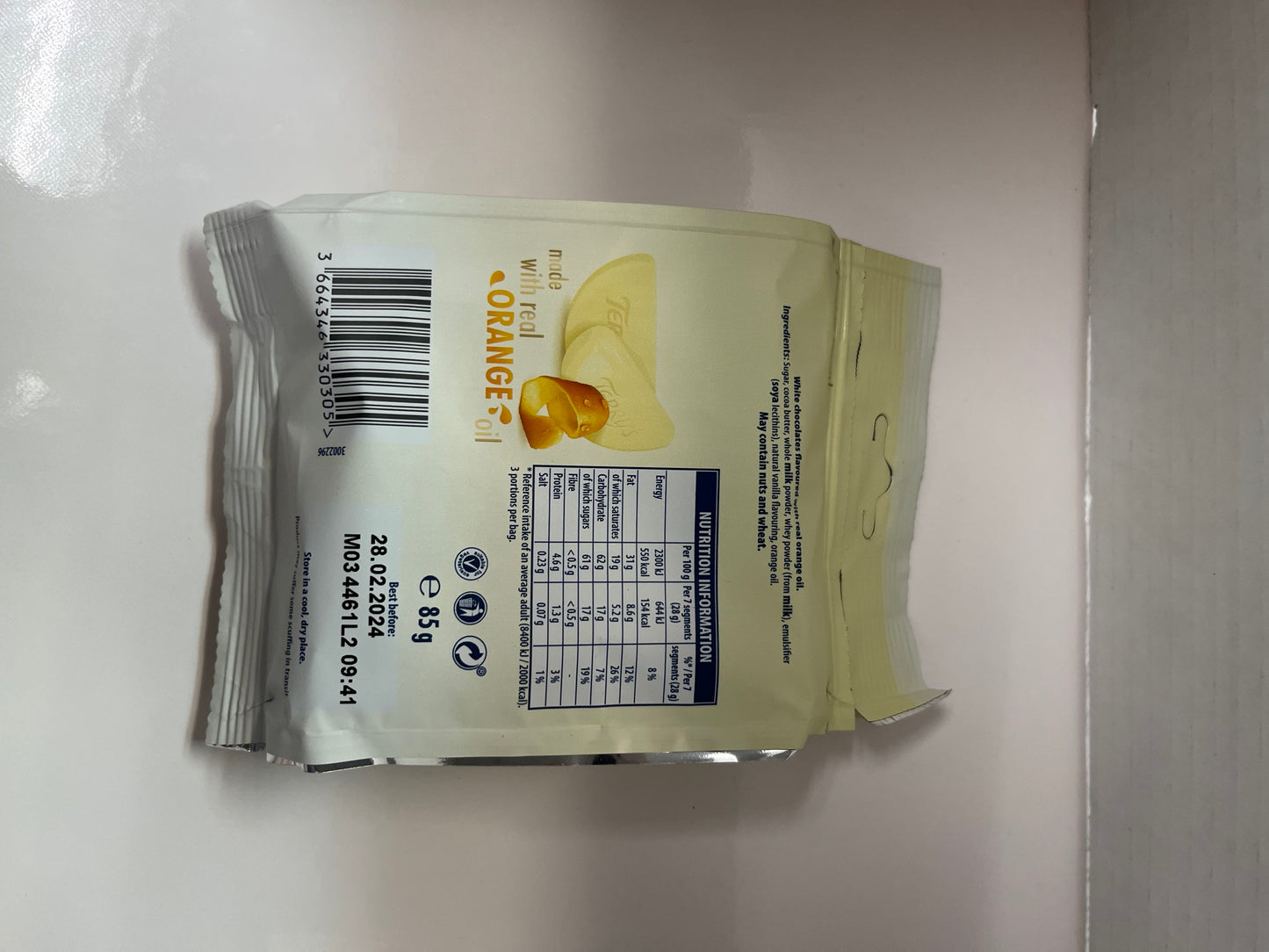 Terrys White Chocolate Orange Minis 85g