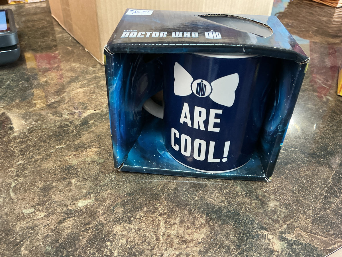 DR WHO BOW TIES ARE COOL MUG