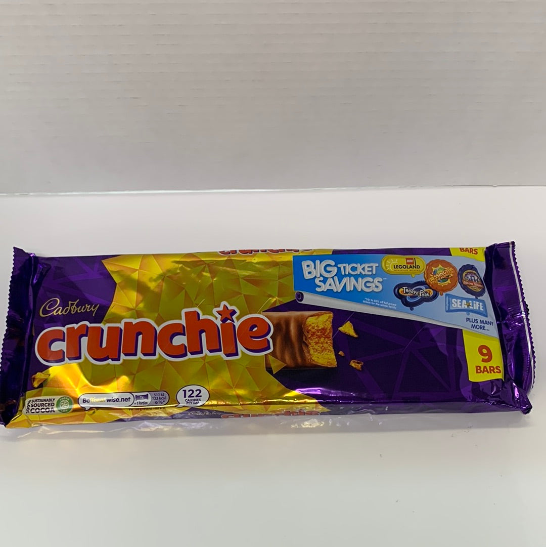 Cadbury Crunchie 9 Bars