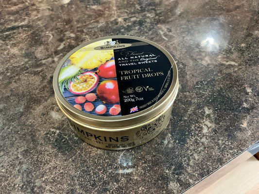 SIMPKINS TROPICAL FRUIT DROPS