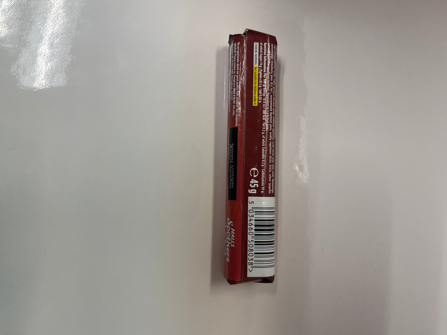 HALLS SOOTHERS STRAWBERRY