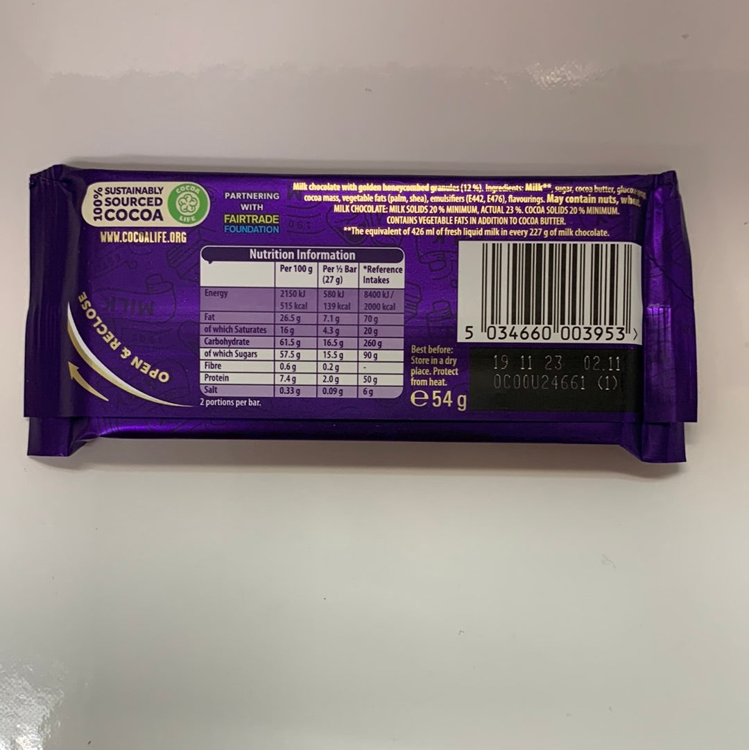 DAIRY MILK GOLDEN CRISP
