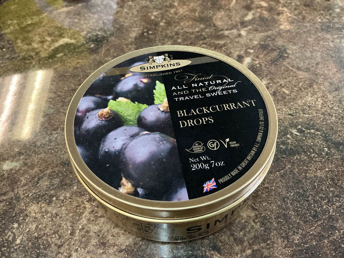 SIMPKINS BLACKCURRANT DROPS