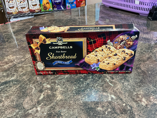 CAMPBELLS CHOCOLATE CHIP SHORTBREAD 125G