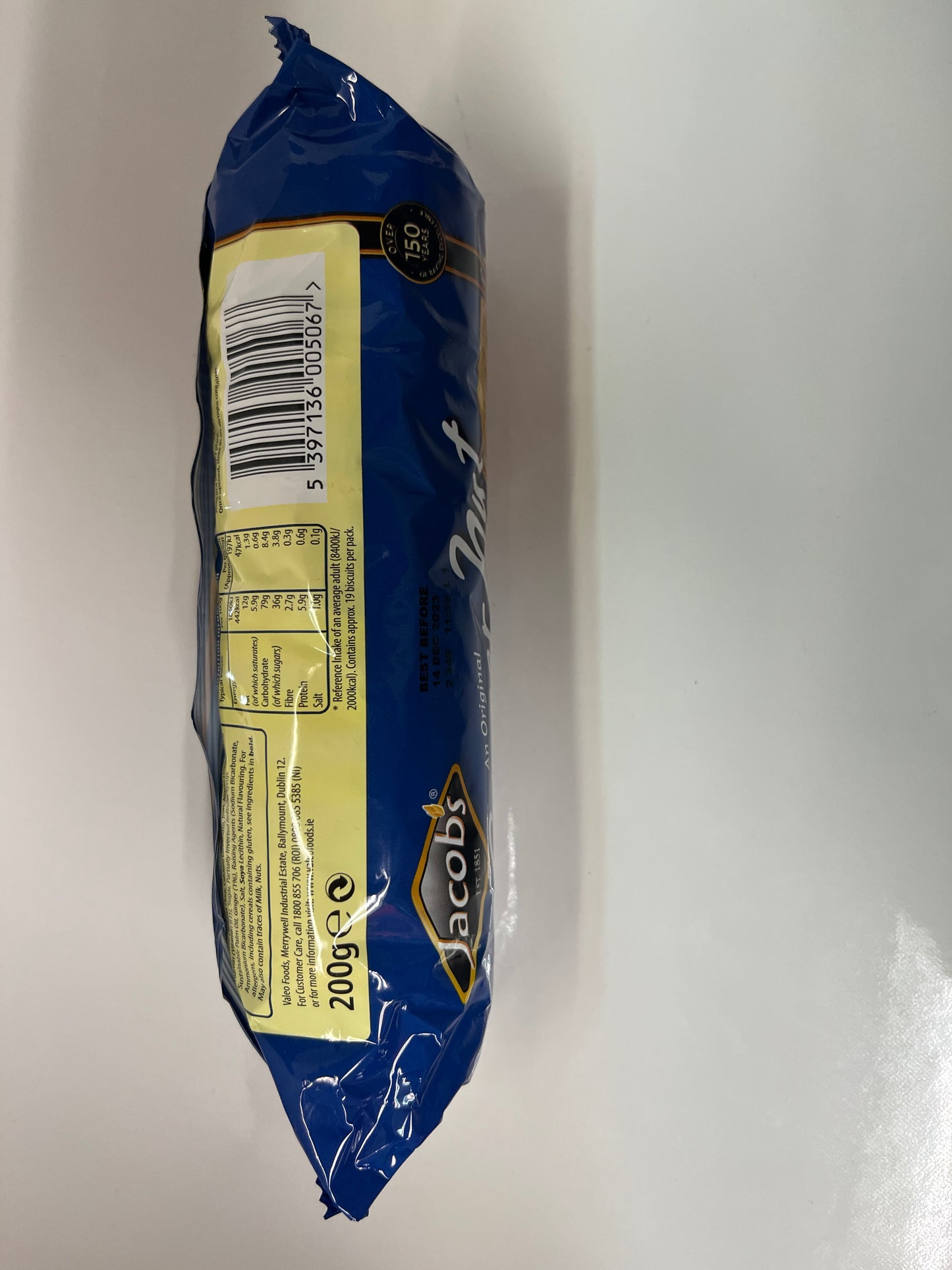 Jacob’s Ginger Nut Biscuits 200g