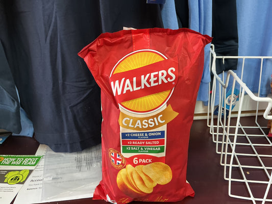 WALKERS CLASSIC 6PK