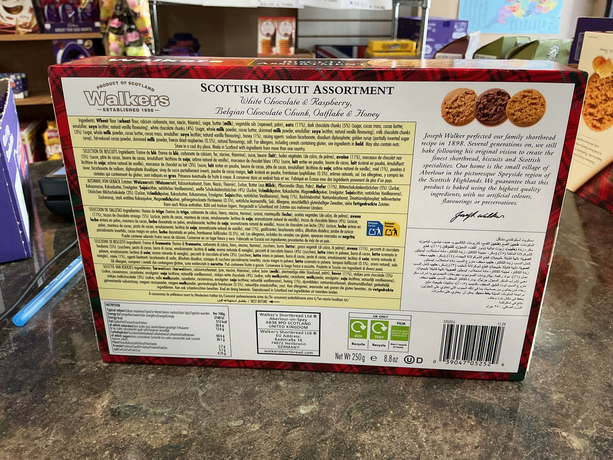 WALKERS SCOTTISH BISCUIT ASSORTMENT 250G