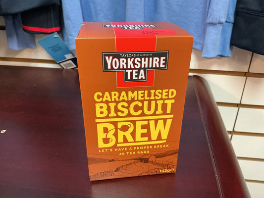 YORKSHIRE TEA CARAMELIZED BISCUIT BREW 112G