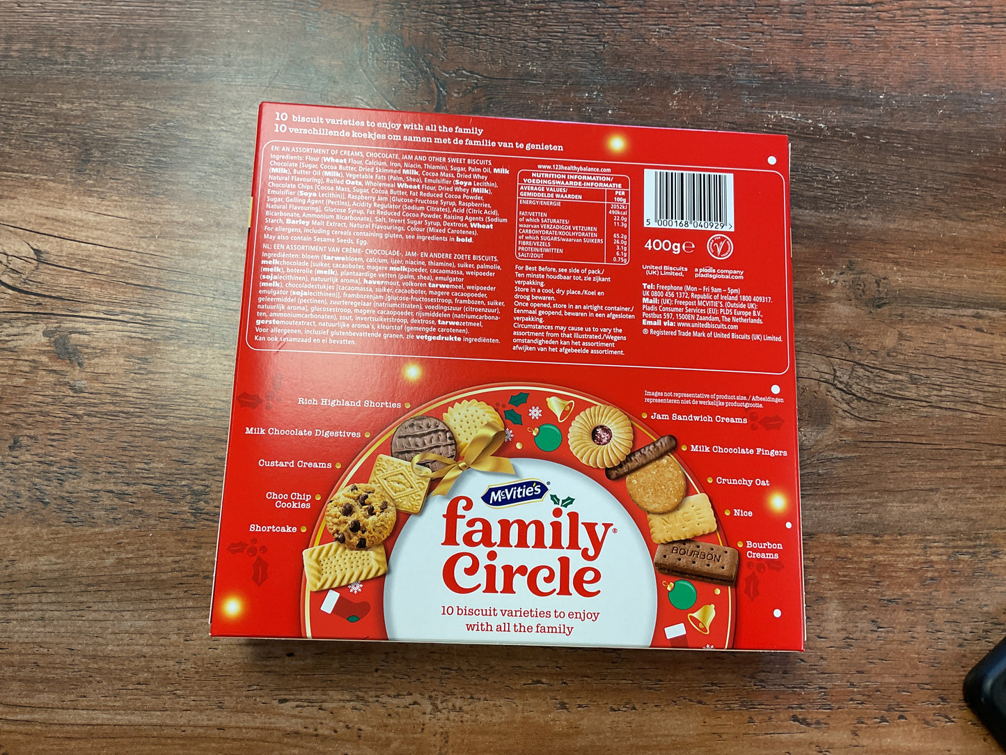McVitie's Family Circle Biscuits 400g