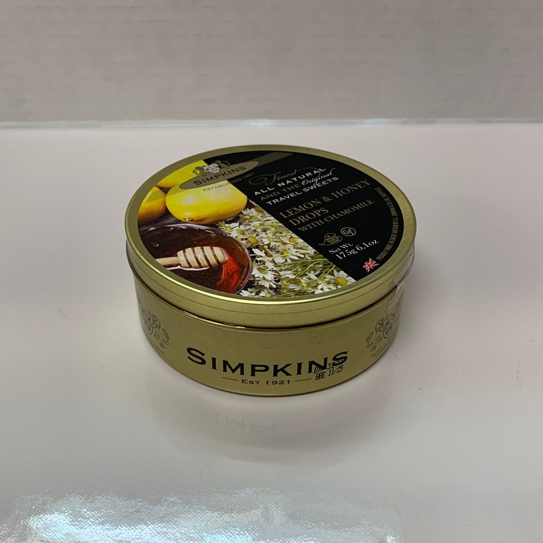 Simpkins Lemon and Honey Drops 175g