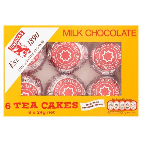 Tunnocks Tea Cakes 6x24g