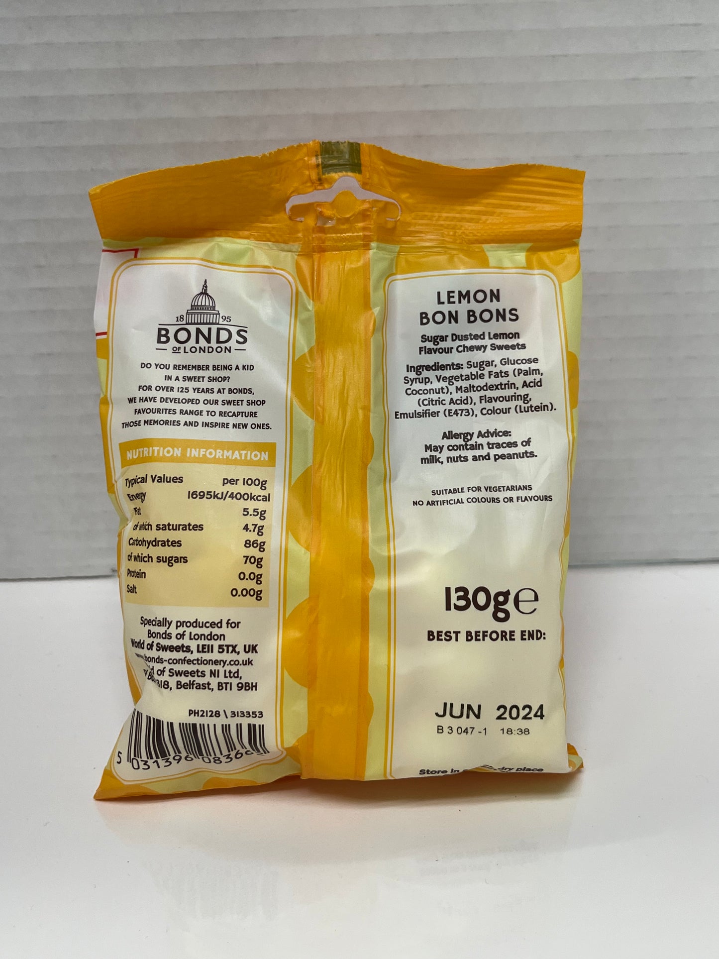 Bonds Lemon Bon Bons 130g
