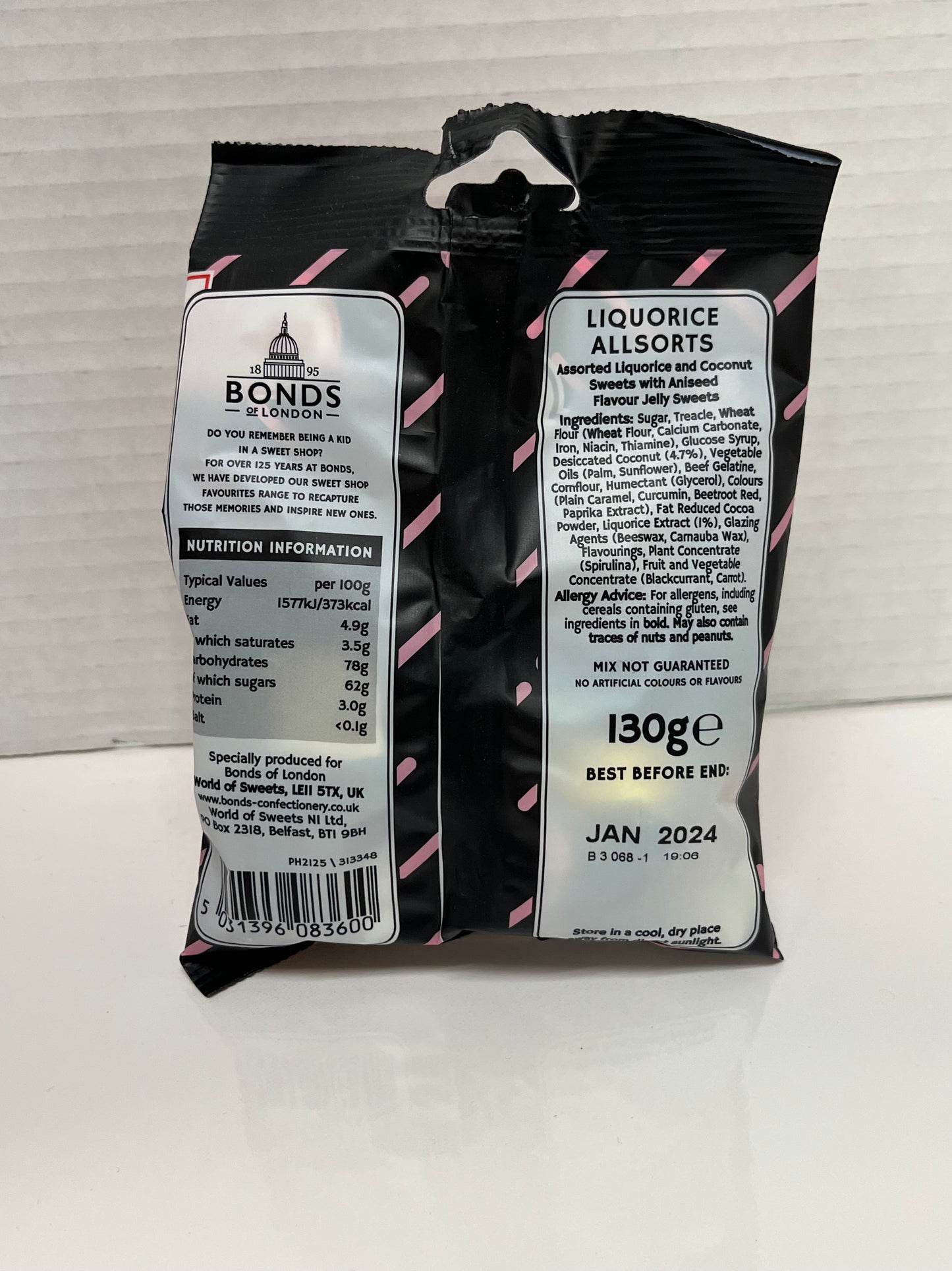 Bonds Liquorice Allsorts 130g