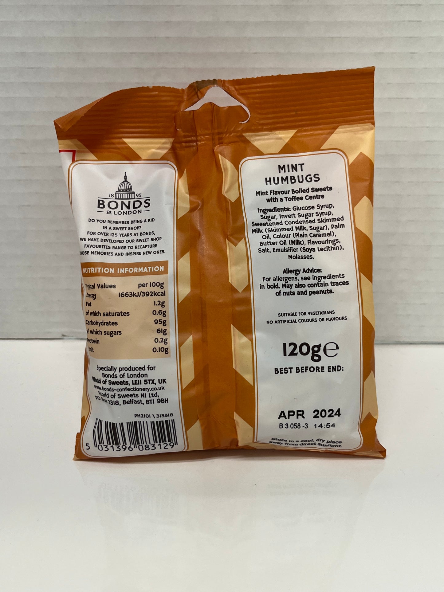 Bonds Mint Humbugs 120g