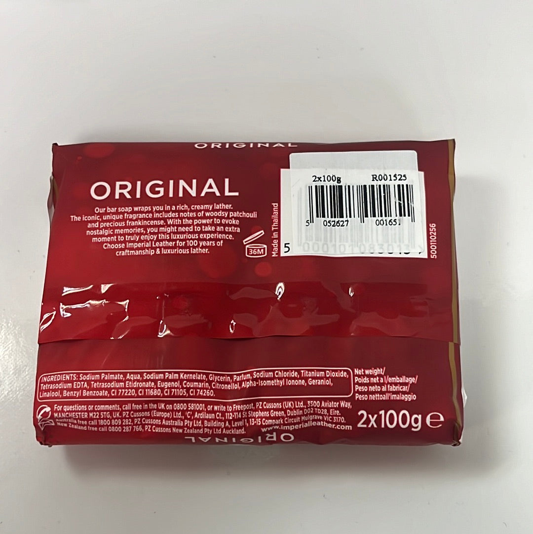 IMPERIAL LEATHER SOAP 2 BARS
