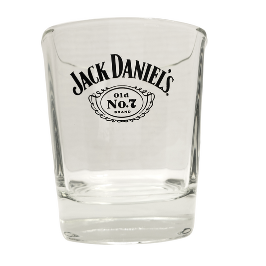 Drink your whiskey in style with this classic Jack Daniels square rocks glass. Comes in the square style depicting the Jack Daniels label logo. Officially licensed. Official Jack Daniels merchandise Sip on your whiskey in style