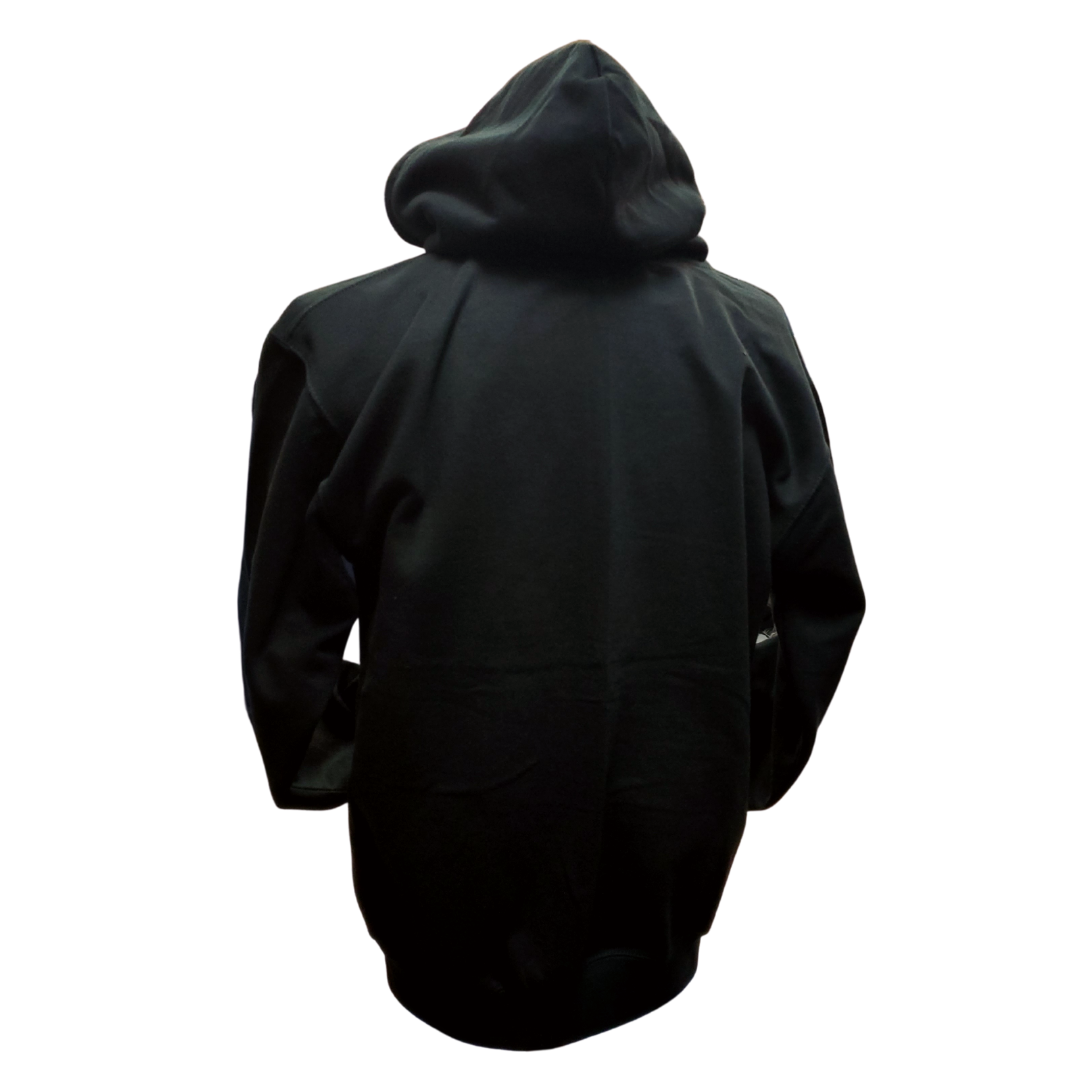 Back View - Show off your Irish pride with this Ireland Zip Hoodie. Features the Irish flag with the text "IRELAND" below the flag. Made with a super soft blend of 50% cotton and 50% polyester.