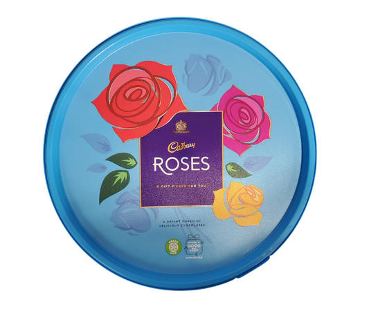 These chocolates are made in Bournvile's factory in a garden. Named after Dorothy Cadbury's favourite flowers, roses. Exquisite, hand picked flavours for you to enjoy! These Cartons make the perfect snackers! The chocolates are safely packaged in a beautiful plastic tin. This container holds 800g of delicious chocolates. Imported from the United Kingdom.