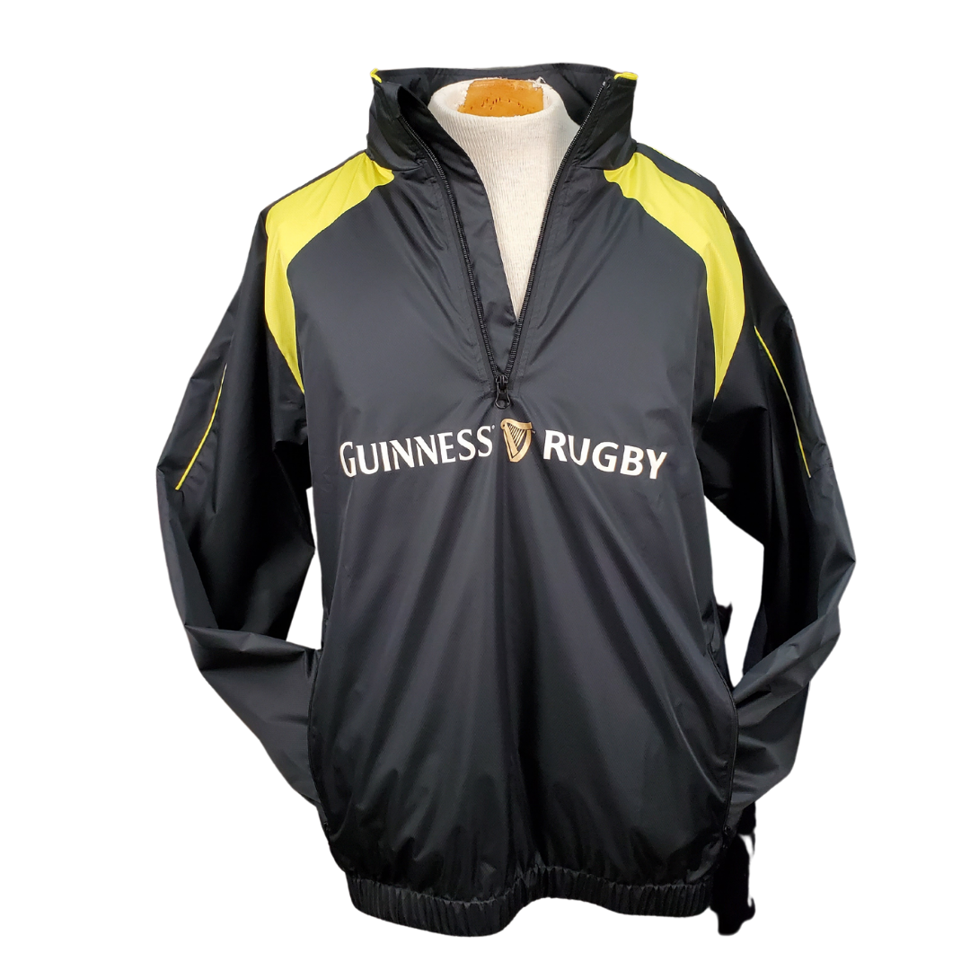 Guinness 3 4 Zip Black and Yellow