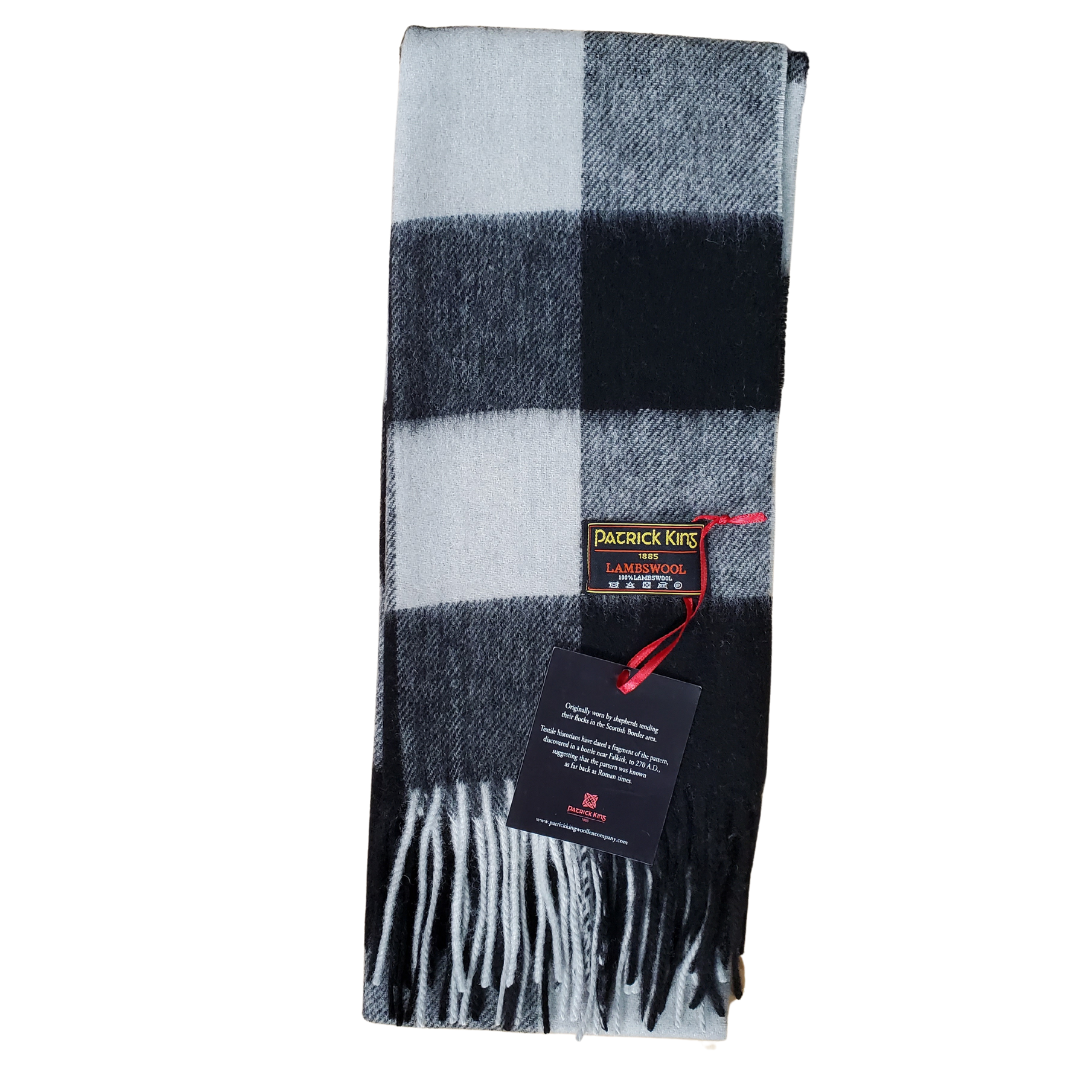 This gorgeous scarf is made with 100% lambswool wool. Originally worn by shepherds tending their flocks in the Scottish Border area. Now worn globally as a timeless pattern, everyone needs a piece of tartan fabric in their wardrobe. Imported from Scotland