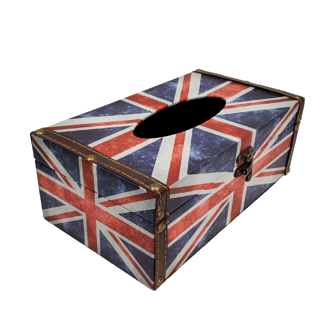 Union Jack Tissue Box