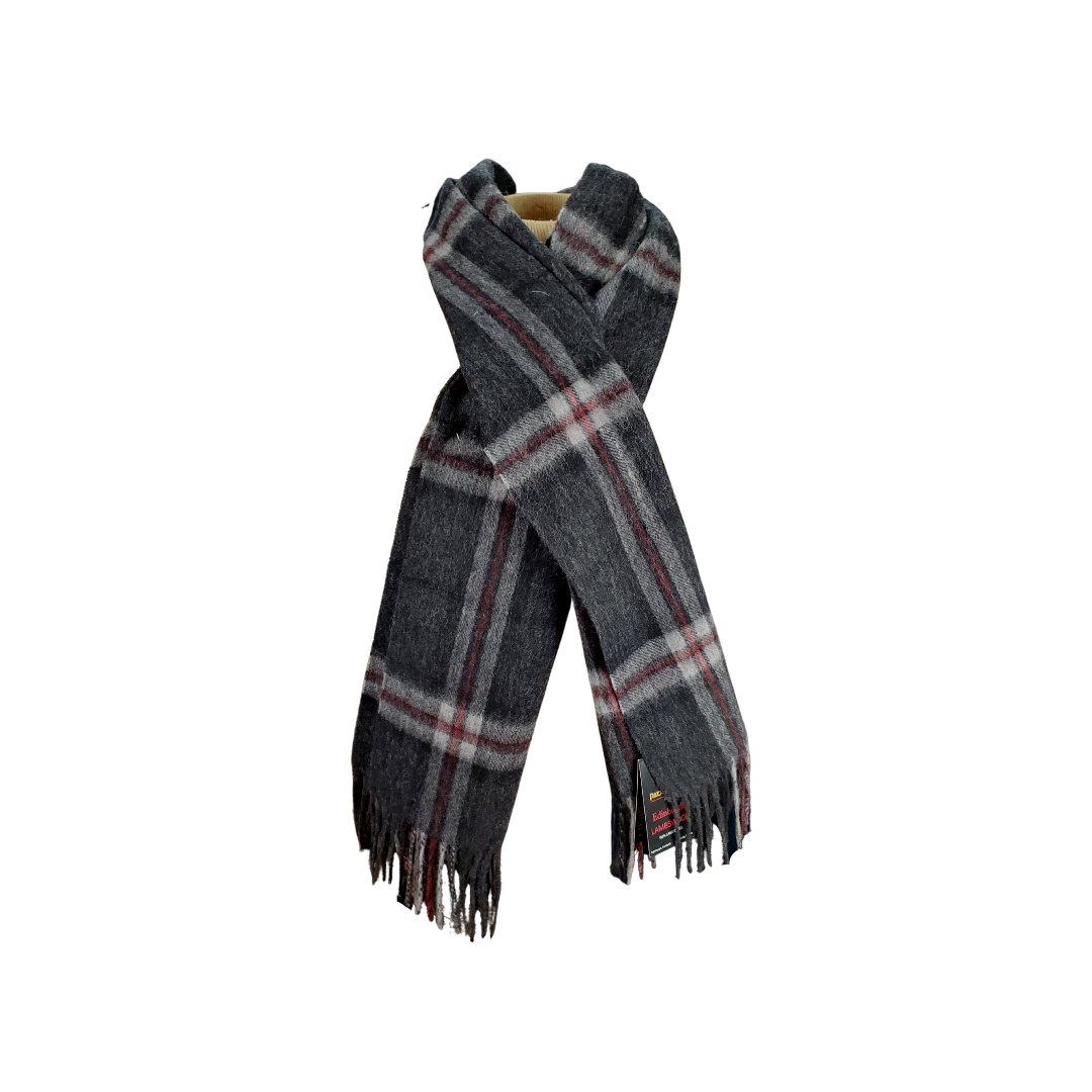 Barbour tartan lambswool scarf online