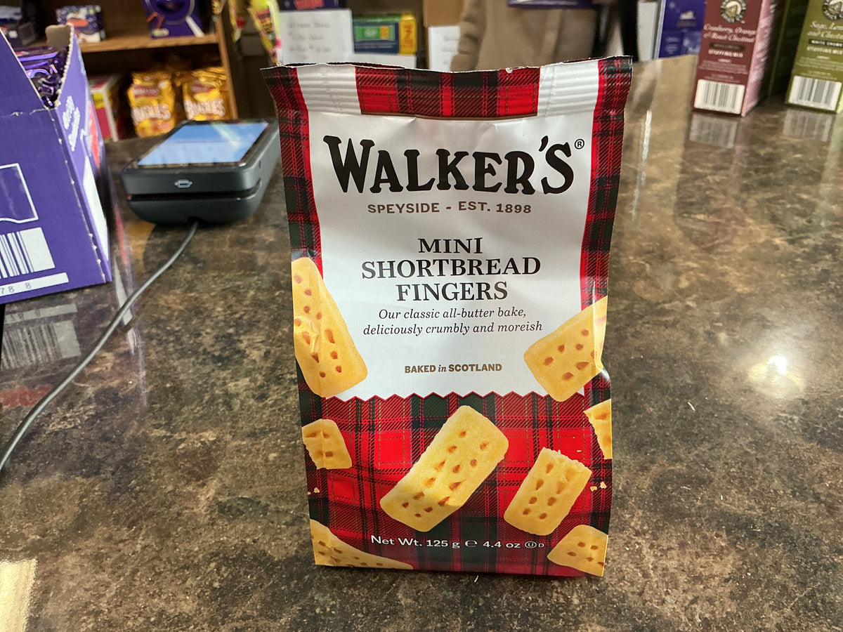 WALKERS MINI SHORTBREAD FINGERS 125G