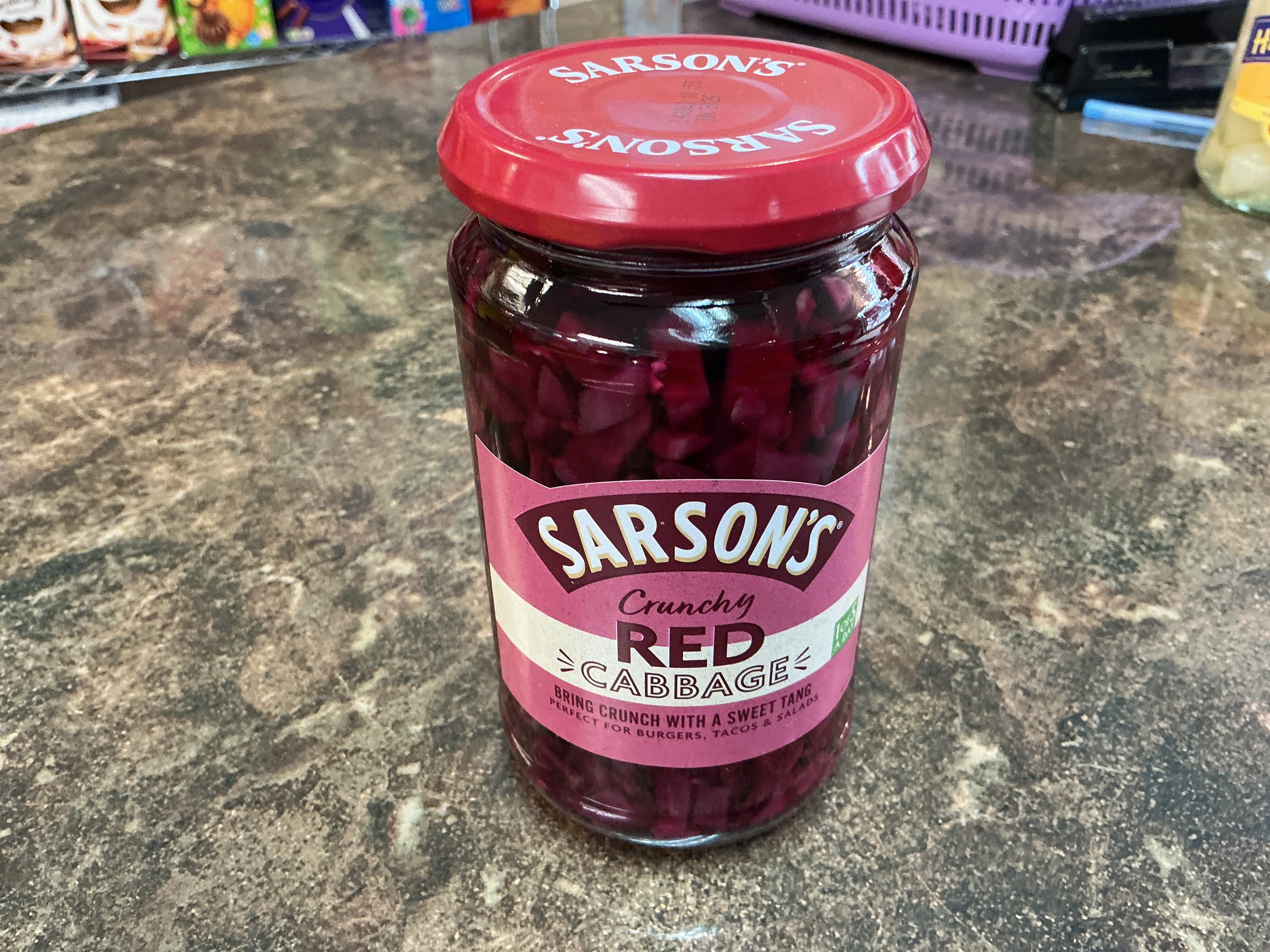 SARSON’S CRUNCHY RED CABBAGE 445G – The British Boutique