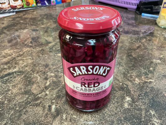 SARSON’S CRUNCHY RED CABBAGE 445G