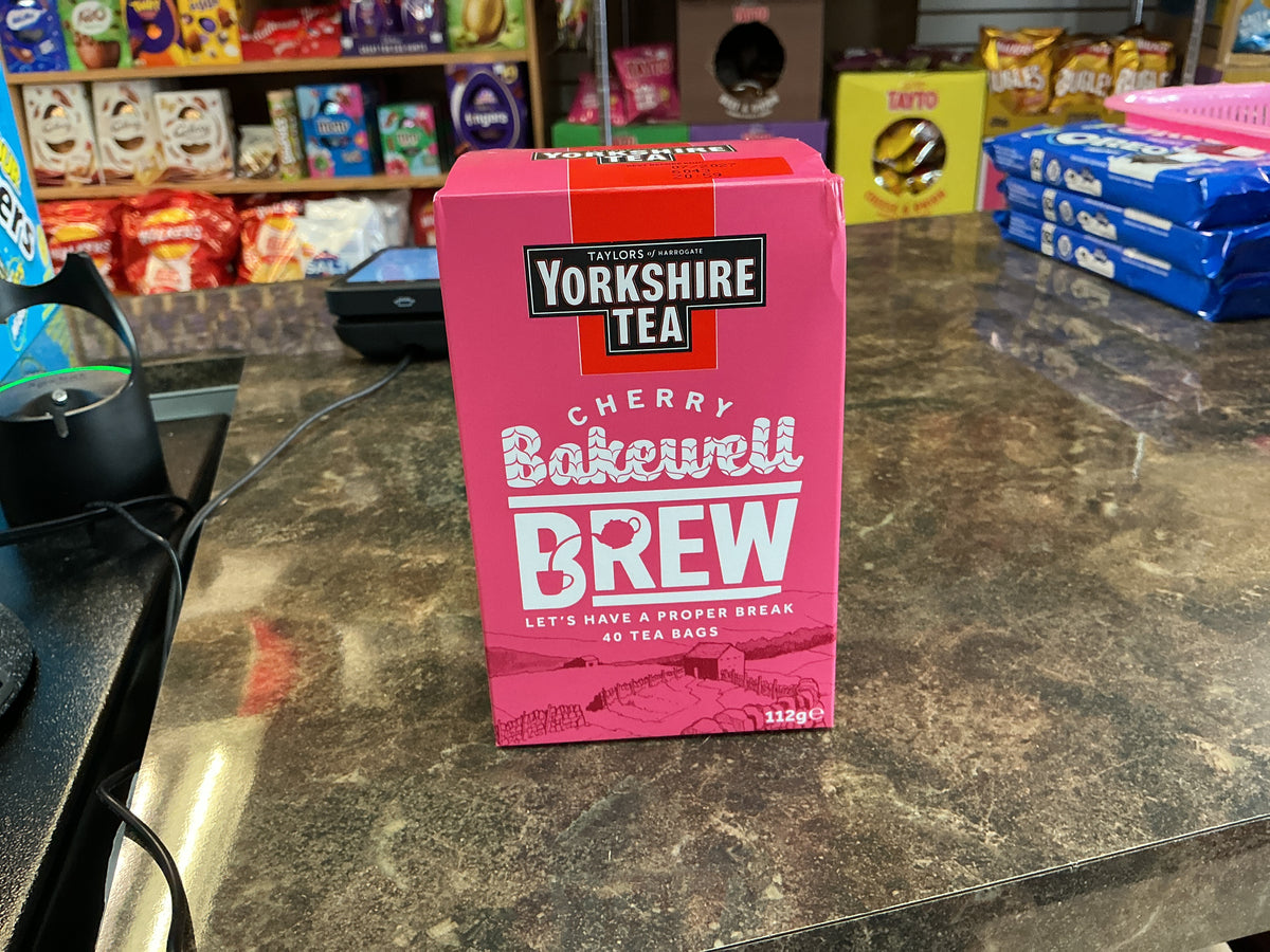 YORKSHIRE TEA CHERRY BAKEWELL 112G