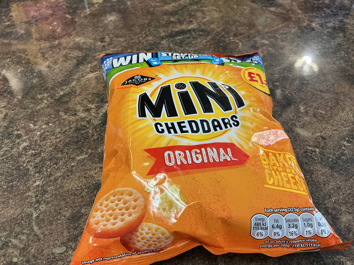 JACOBS MINI CHEDDAR ORIGINAL BAGS 90G