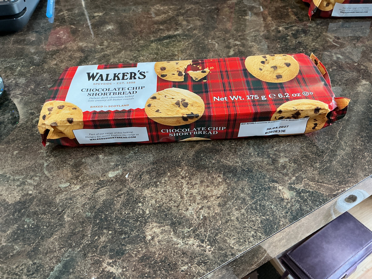 WALKERS CHOCOLATE CHIP SHORTBREAD 175G