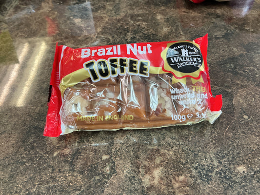 Walkers Brazil Nut Toffee 100g