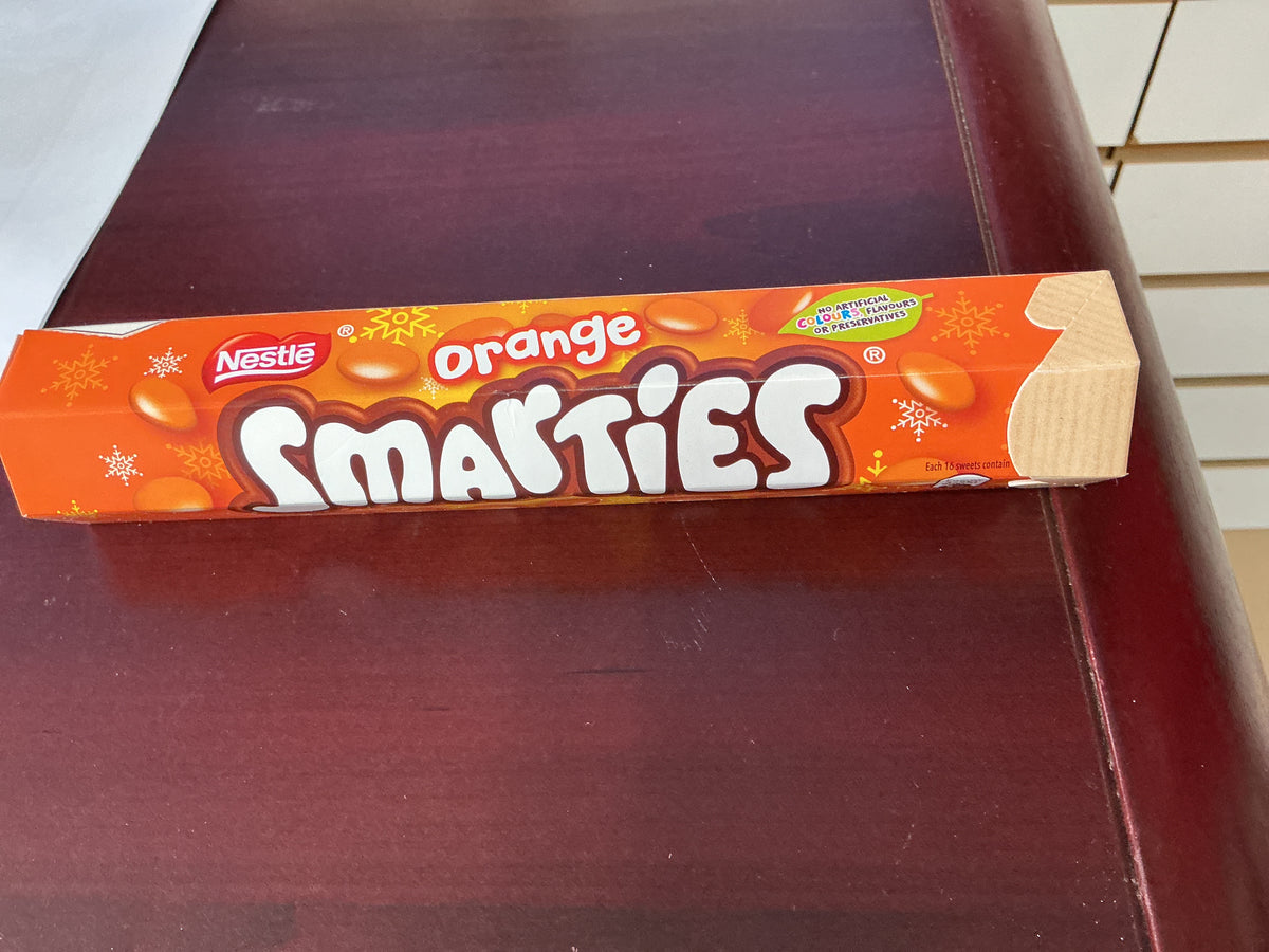 NESTLE ORANGE SMARTIES HEXAGON TUBE 120G